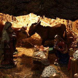 Weihnachtsschmuck in St. Quirinus