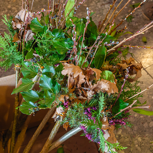 Palmbuschenbinden Pfarre Kirchdorf an der Krems