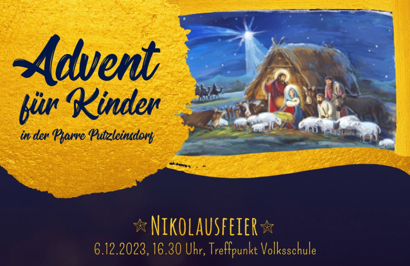 Flyer Advent für Kinder