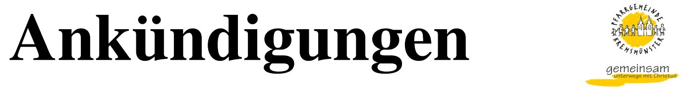 Header Ankündigungen