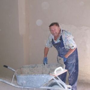 Innenarbeiten und Verputzen