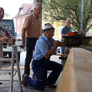 Impressionen vom Bodenverlegen am 09.08.2016