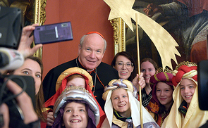 Sternsinger bei Kardinal Schönborn