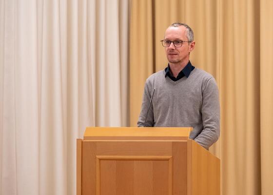 Verleihung der diözesanen Ehrenzeichen Florian- und Severin-Medaille / © Diözese Linz / Johannes Kienberger Reinhard Wimmer, Leiter des Fachbereichs Ehrenamt und Pfarrgemeinde der Diözese Linz
