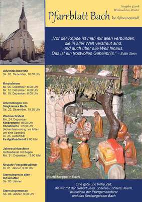 Pfarrblatt Bach
