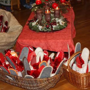 Heiliger Nikolaus unterwegs