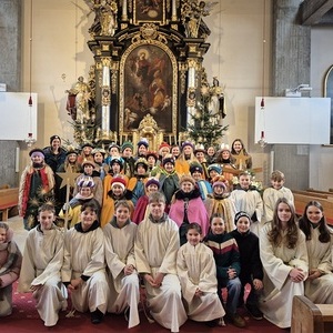 Abschluss bei der Messe am Dreikönigstag