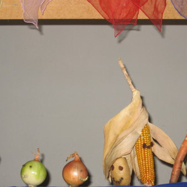 Gemüsetheater im Kindergarten