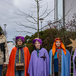 Die Sternsinger waren unterwegs