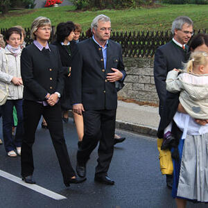 Festzug mit der Erntekrone