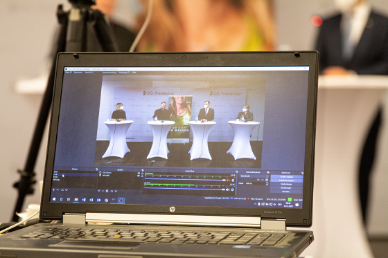 Die Pressekonferenz fand als Hybrid-Event statt. Auch eine Online-Teilnahme war möglich.