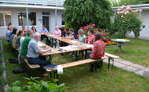 PGR-Sitzung im Atrium                       