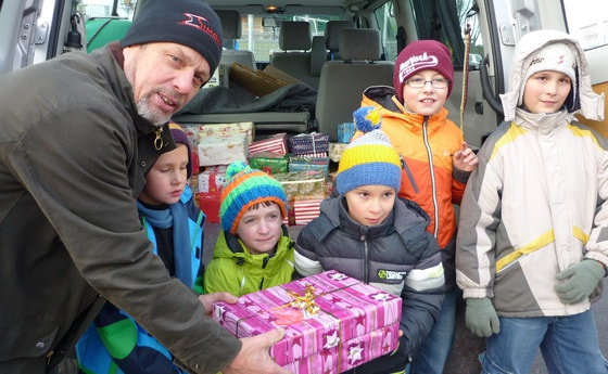 Weihnachten im Schuhkarton