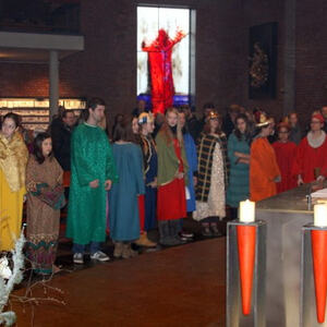 Sternsinger bei den Gottesdiensten