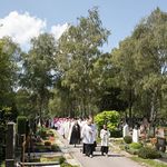 Beisetzung von Prälat Josef Ahammer auf dem St. Barbara-Friedhof