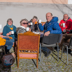 Bei der Tea Time gab es sowohl Tee als auch die Möglichkeit zum Gespräch.