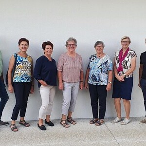 Soziales v.l.: Florian Eckerstorfer, Gerlinde Barth, Sigrid Höllinger, Elisabeth Rechberger, Hedi Schwarz, Helga Hagenauer, Gerald Rechberger (Ansprechperson)