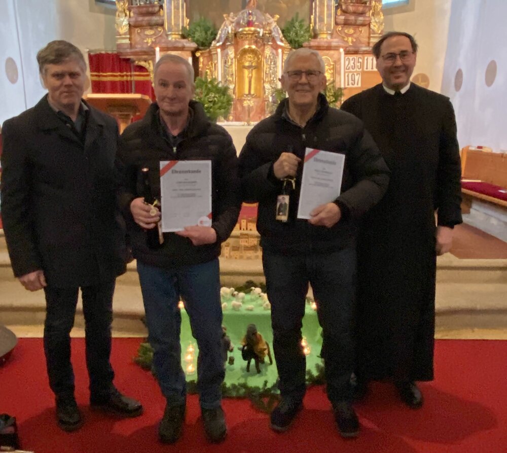 Ehrung verdienter KMB-Funktionäre in der Pfarrgemeine St. Konrad