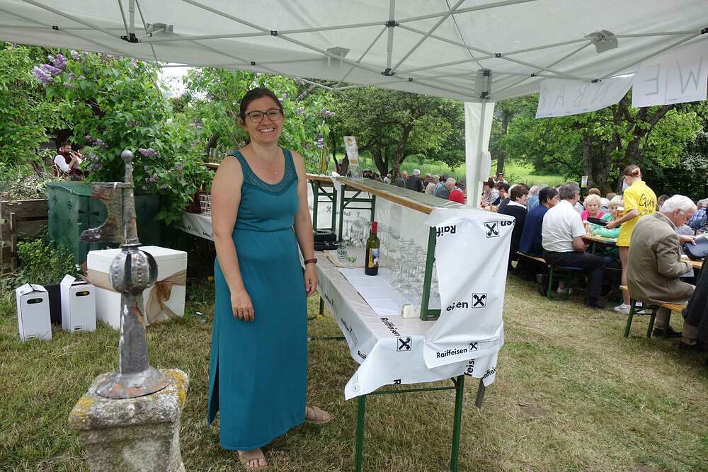 Pfarrgartenfest / Pfarre St. Oswald bei Freistadt PGR-Obfrau Sigrid Reithmayr