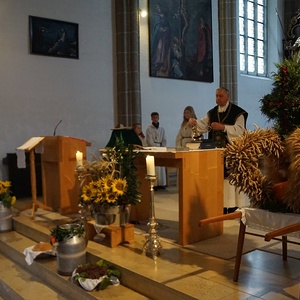 Die Pfarre Ottnang feiert Erntedank im Coronajahr 