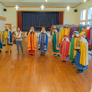 Die Sternsinger*innen waren in der Pfarre Kirchdorf an der Krems unterwegs