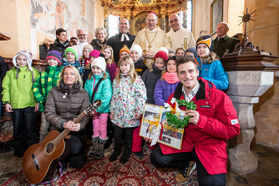 Matthias Mayer beim Dankgottesdienst in der Afritzer Kirche