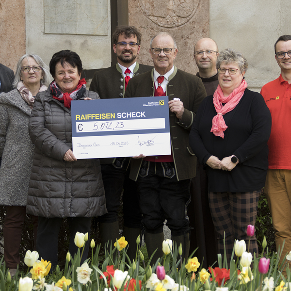 Scheckübergabe Benefizkonzert
