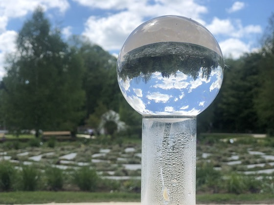 Besondere 'Wahrnehmungsstationen' auf dem Ausstellungsgelände.