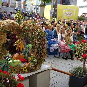 Erntedank - Verabschiedung Mesner u Organistin