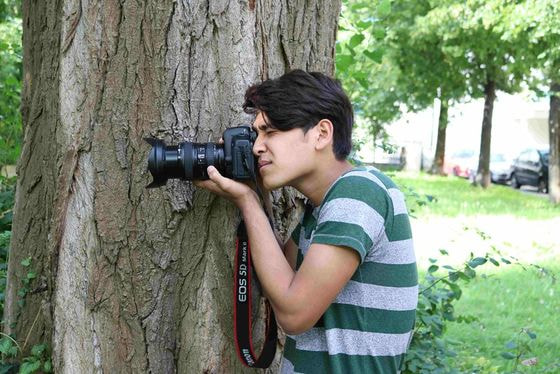 Fotografieren ist die Leidenschaft des jungen Iraners. 