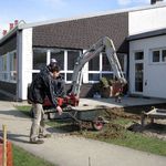 Arbeiten am Familienspielplatz