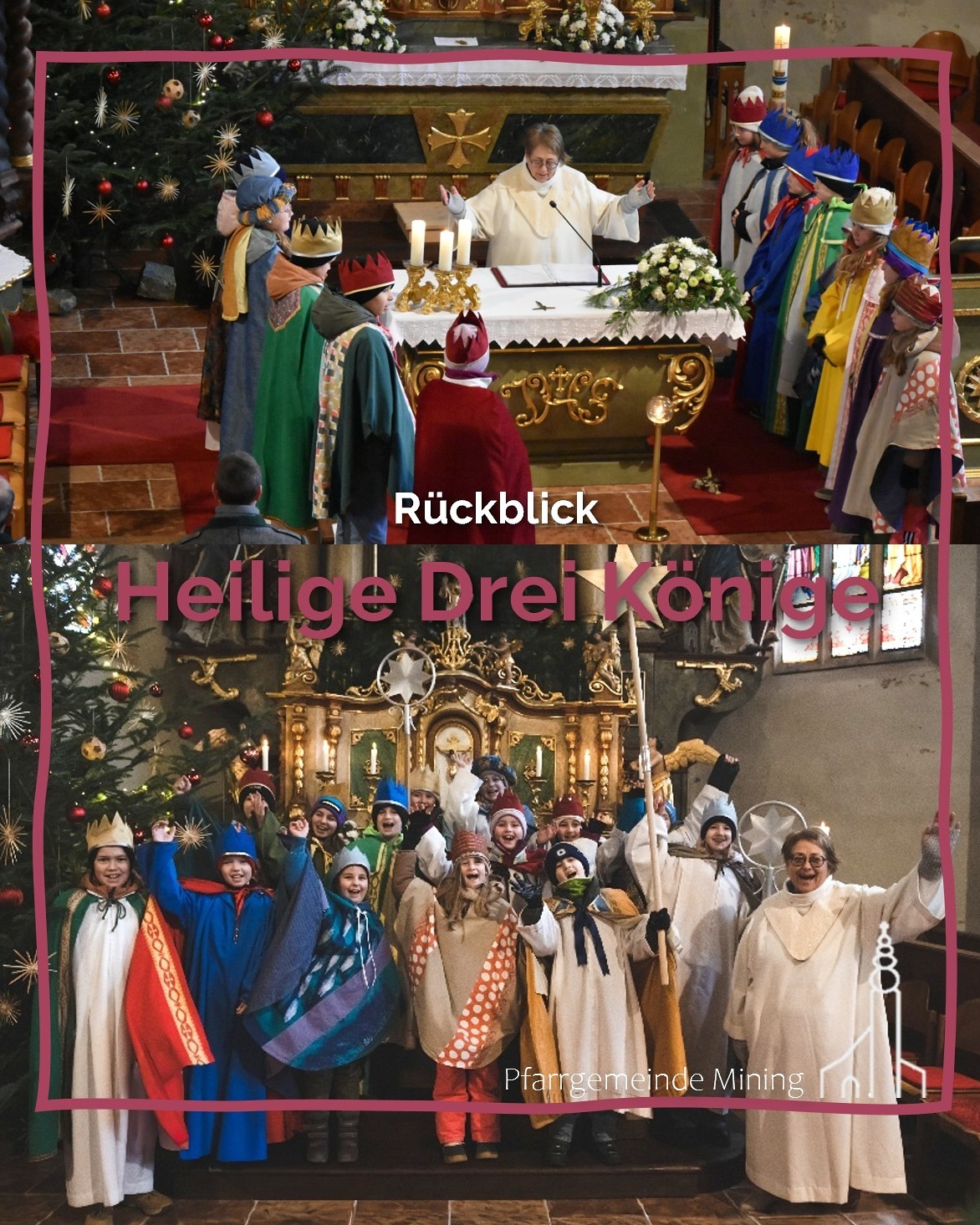 Sternsingen in Mining