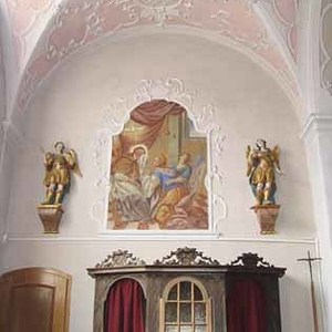 Beichtstuhl in der Hofbauerkapelle