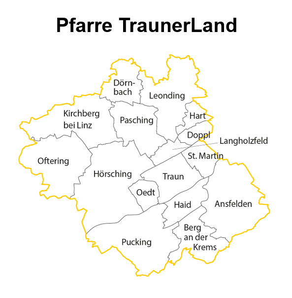 Karte Pfarre TraunerLand