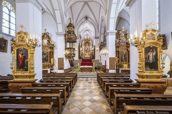 Innenansicht Stiftskirche Schlägl