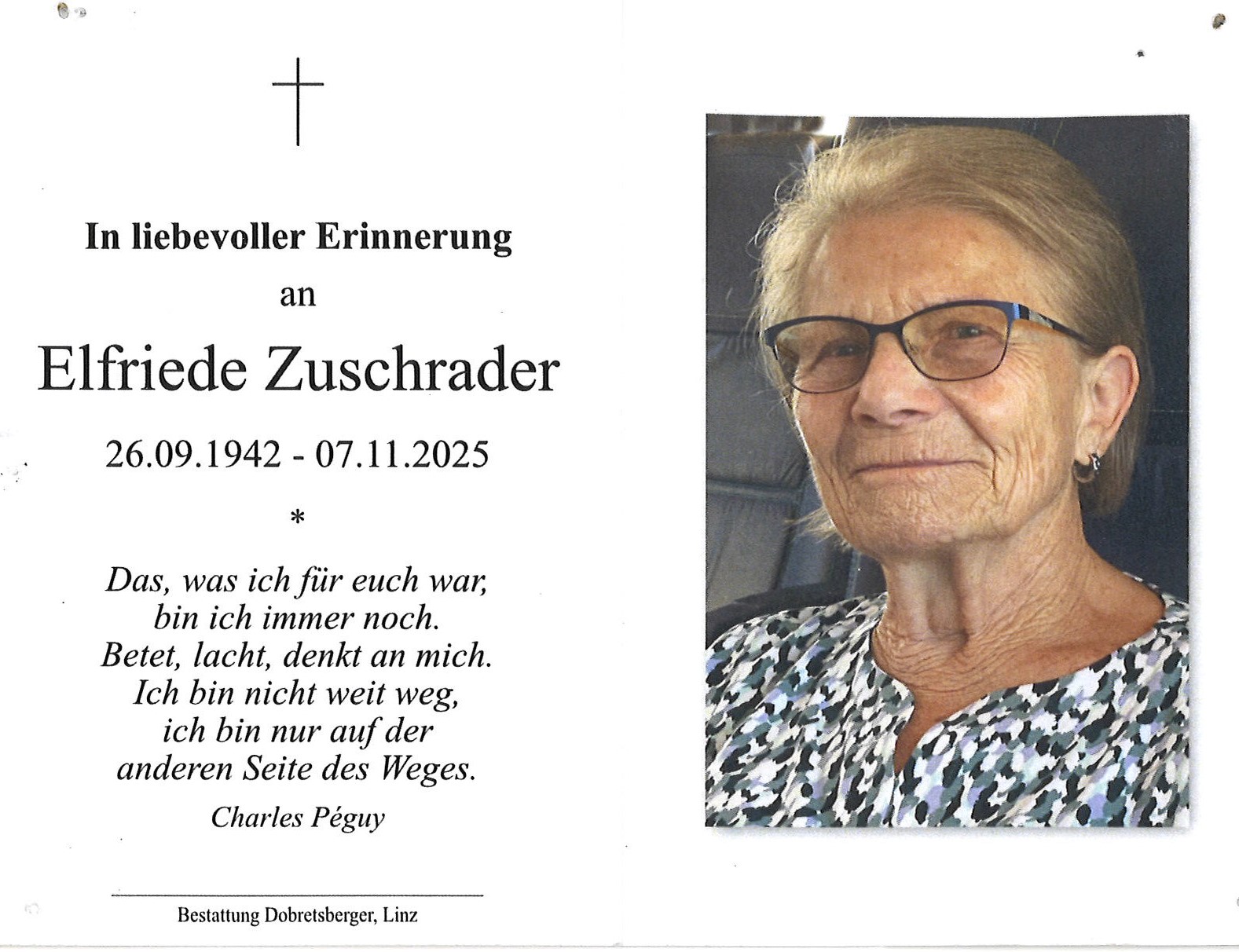 Unsere Verstorbenen / privat