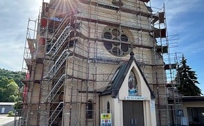 Außenrenovierung der Pfarrkirche Bruckmühl