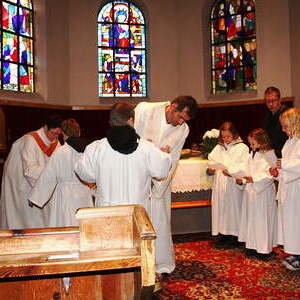 Ministrantenaufnahme in der Pfarre Lacken