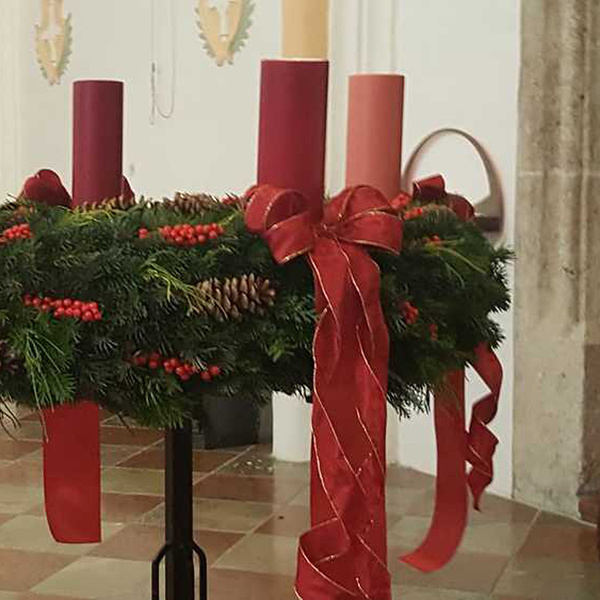 Segnung der Adventskränze