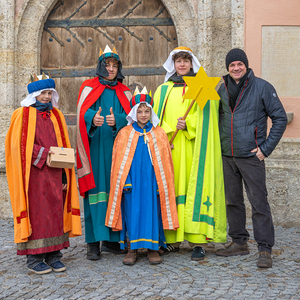 Sternsinger unterwegs in Kirchdorf/Krems