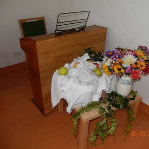 Erntedank im neuen Seniorenheim