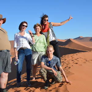 Gipfel von „Dune 45“ - Namib