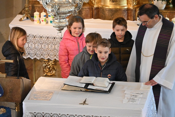 Vorstellung der Erstkommunionkinder Pramet 2024