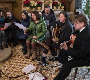 Ministrantenaufnahme und Danke an Albert Pesendorfer