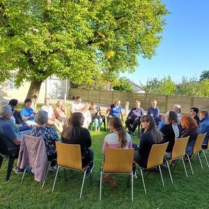 In Themengruppen wurden Fragen und Unklarheiten, aber auch Positives zum bevorstehenden Prozess diskutiert.