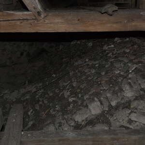 Bauschutt im Gewölbe, Hauptschiff