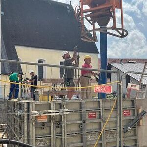 Kellerwände betonieren