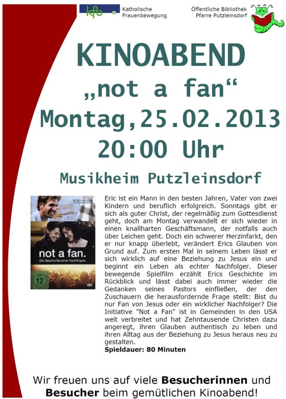 Einladung zum Kinoabend