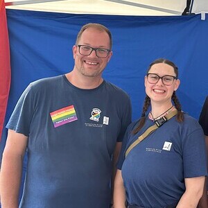 Florian Baumgartner und Agnes Schützenhofer