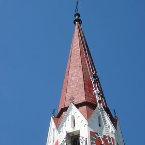 Beginn Kirchturmsanierung